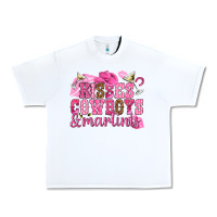 White kisses cowboys martinis Urban Heavy Tee - NancyCooperArtShop