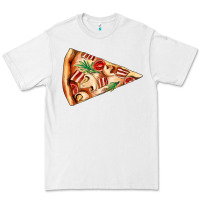 White pizza slice Premium Tee - AdoDesignShop