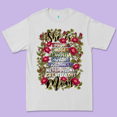 She Is Mom Premium Tee Designed By Jahusdesignshop