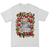 Dove Grey she is mom Premium Tee - JahusDesignShop