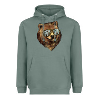 Sage Papa Bear Heavyweight Hoodie - HowdyJamesFarm