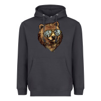 Smoke Papa Bear Heavyweight Hoodie - HowdyJamesFarm