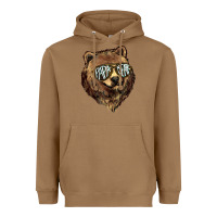 Toasted Coconut Papa Bear Heavyweight Hoodie - HowdyJamesFarm
