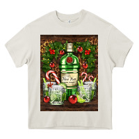 Cream gin tonic cocktail Heavy Core Tee - AdoDesignShop