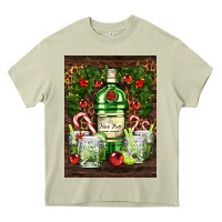 Mossy gin tonic cocktail Heavy Core Tee - AdoDesignShop