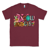 Burgundy western cowgirl Classic Tee - MaliasSmallBusiness