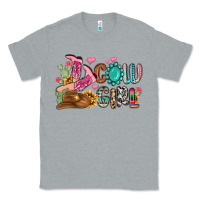 Heather Grey western cowgirl Classic Tee - MaliasSmallBusiness
