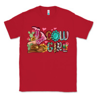 Red western cowgirl Classic Tee - MaliasSmallBusiness