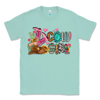 Seafoam western cowgirl Classic Tee - MaliasSmallBusiness