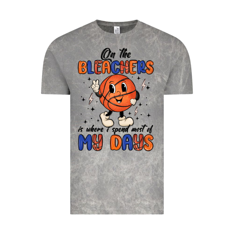 On The Bleachers Is Where I Spend Most Of My Days Vintage Tee by MaliasSmallBusiness | Teevron