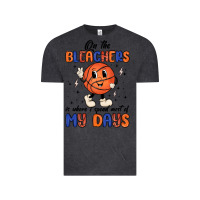Vintage Black on the bleachers is where i spend most of my days Vintage Tee - MaliasSmallBusiness