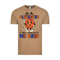 Vintage Coffee on the bleachers is where i spend most of my days Vintage Tee - MaliasSmallBusiness