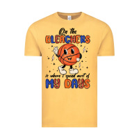 Vintage Mustard on the bleachers is where i spend most of my days Vintage Tee - MaliasSmallBusiness