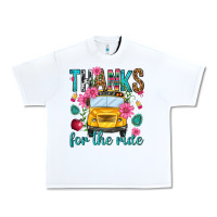 White thanks for the ride Urban Heavy Tee - NancyCooperArtShop