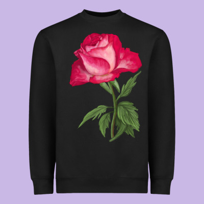Love At First Sight Rose Heavyweight Sweatshirt Designed By Lillyallendesigns