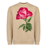 Mushroom Love At First Sight Rose Heavyweight Sweatshirt - LillyAllenDesigns