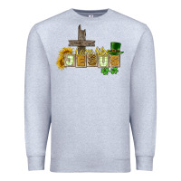 Heather Grey Love like Jesus St. Patrick's Premium Sweatshirt - CowGirlArtShop