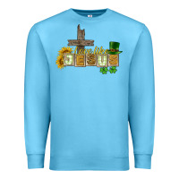 Ocean Blue Love like Jesus St. Patrick's Premium Sweatshirt - CowGirlArtShop