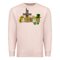 Pale Pink Love like Jesus St. Patrick's Premium Sweatshirt - CowGirlArtShop