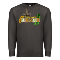 Smoke Love like Jesus St. Patrick's Premium Sweatshirt - CowGirlArtShop