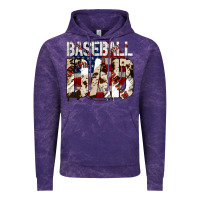 Cloud Purple baseball dad Vintage Hoodie - Jasminsmagicworld