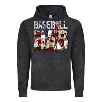 Vintage Black baseball dad Vintage Hoodie - Jasminsmagicworld