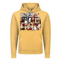 Vintage Mustard baseball dad Vintage Hoodie - Jasminsmagicworld