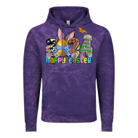 Cloud Purple 2024 Happy Easter Vintage Hoodie - NancyCooperArtShop