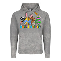 Cloud Rock 2024 Happy Easter Vintage Hoodie - NancyCooperArtShop