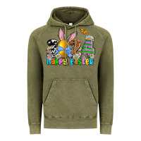 Vintage Olive 2024 Happy Easter Vintage Hoodie - NancyCooperArtShop