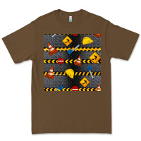 Cacao construction signs seamless pattern Premium Tee - BundleAndBundleShop