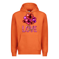 Carrot Love heart balloons Valentine's Day Premium Hoodie - HowdyJamesFarm