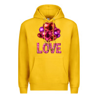 Lemon Love heart balloons Valentine's Day Premium Hoodie - HowdyJamesFarm