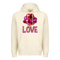 Sandshell Love heart balloons Valentine's Day Premium Hoodie - HowdyJamesFarm
