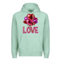 Seafoam Love heart balloons Valentine's Day Premium Hoodie - HowdyJamesFarm