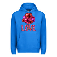 True Royal Love heart balloons Valentine's Day Premium Hoodie - HowdyJamesFarm