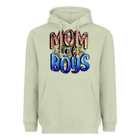 Matcha Mom of Boys Mother's Day Heavyweight Hoodie - CowGirlArtShop