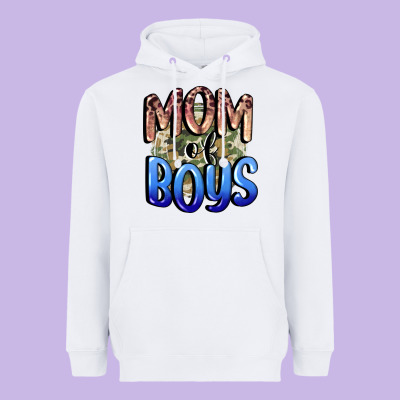 Mom Of Boys Mother's Day Heavyweight Hoodie Designed By Cowgirlartshop