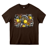 Chocolate Brown lacrosse background Heavy Core Tee - JahusDesignShop