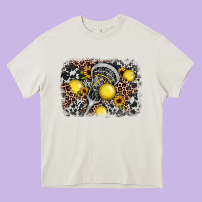 Lacrosse Background Heavy Core Tee Designed By Jahusdesignshop
