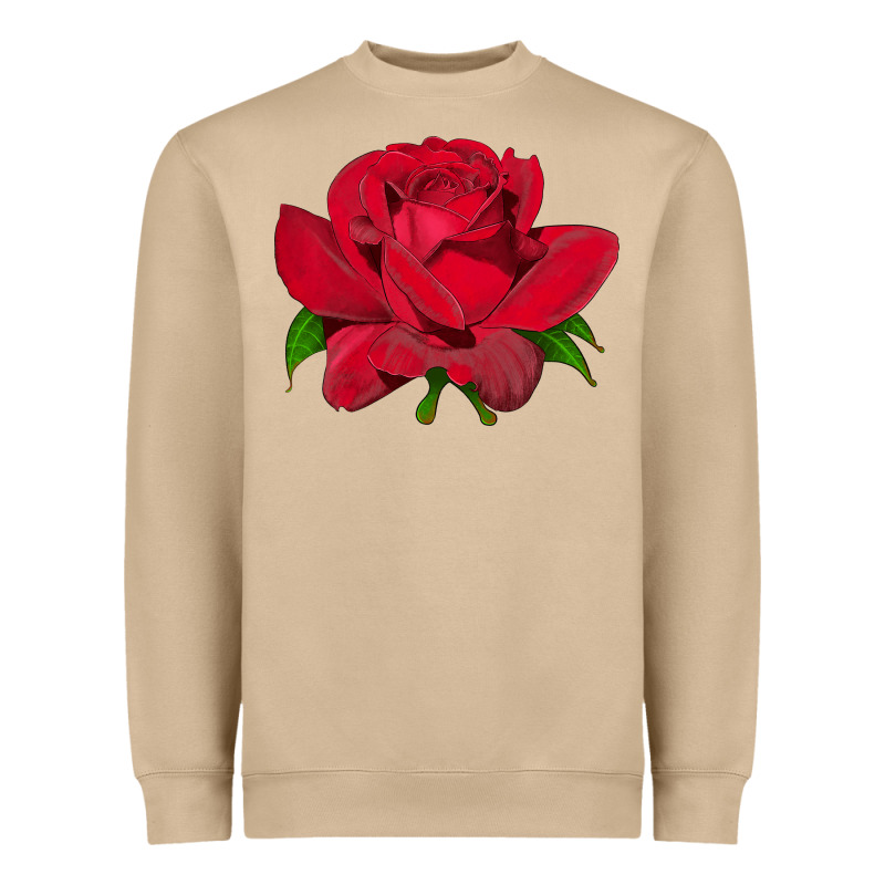 Oklahoma Rose Illustrations Heavyweight Sweatshirt by LillyAllenDesigns | Teevron