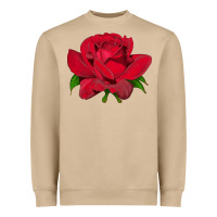 Mushroom Oklahoma Rose Illustrations Heavyweight Sweatshirt - LillyAllenDesigns