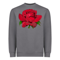 Storm Oklahoma Rose Illustrations Heavyweight Sweatshirt - LillyAllenDesigns