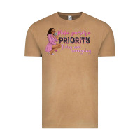 Vintage Camel make yourself a priority today and everyday afro w Vintage Tee - NancyCooperArtShop