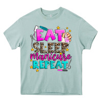 Arona eat sleep manicure repeat Heavy Core Tee - AdoDesignShop