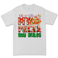 Dove Grey my pizza  my rules Premium Tee - AdoDesignShop
