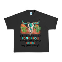 Pigment Black i do not and will not fear tomorrow Urban Heavy Tee - MaliasSmallBusiness