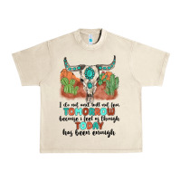Sandshell i do not and will not fear tomorrow Urban Heavy Tee - MaliasSmallBusiness