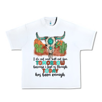 White i do not and will not fear tomorrow Urban Heavy Tee - MaliasSmallBusiness