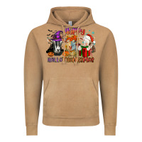 Vintage Camel Happy Hallothanksmas goats Vintage Hoodie - NancyCooperArtShop